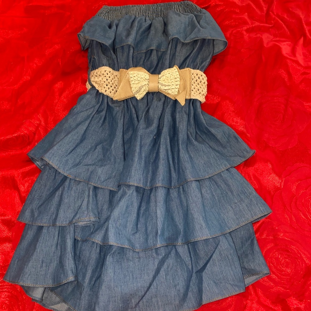 Blue dress